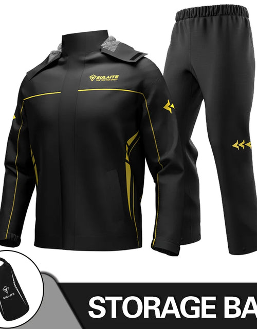 Load image into Gallery viewer, Motorcycle Raincoat Suit Rainstorm Prevention Jacket Pants Camping Hiking Fishing Raincoat Moto Raincoat Motorcyclist Rider Rain
