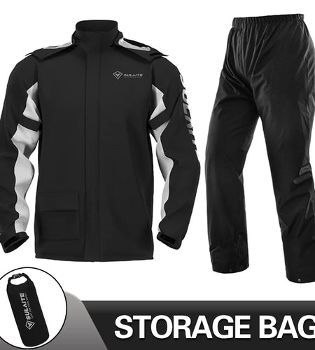 Motorcycle Raincoat Suit Rainstorm Prevention Jacket Pants Camping Hiking Fishing Raincoat Moto Raincoat Motorcyclist Rider Rain