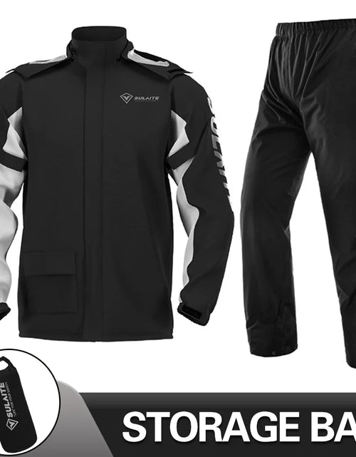 Load image into Gallery viewer, Motorcycle Raincoat Suit Rainstorm Prevention Jacket Pants Camping Hiking Fishing Raincoat Moto Raincoat Motorcyclist Rider Rain
