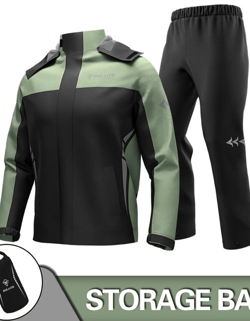 Load image into Gallery viewer, Motorcycle Raincoat Suit Rainstorm Prevention Jacket Pants Camping Hiking Fishing Raincoat Moto Raincoat Motorcyclist Rider Rain
