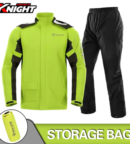 Motorcycle Raincoat Suit Rainstorm Prevention Jacket Pants Camping Hiking Fishing Raincoat Moto Raincoat Motorcyclist Rider Rain