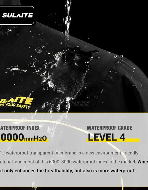 Load image into Gallery viewer, Motorcycle Raincoat Suit Rainstorm Prevention Jacket Pants Camping Hiking Fishing Raincoat Moto Raincoat Motorcyclist Rider Rain
