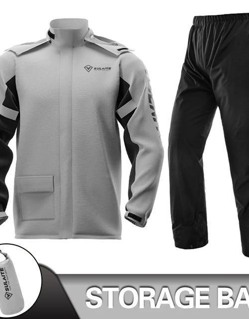 Load image into Gallery viewer, Motorcycle Raincoat Suit Rainstorm Prevention Jacket Pants Camping Hiking Fishing Raincoat Moto Raincoat Motorcyclist Rider Rain
